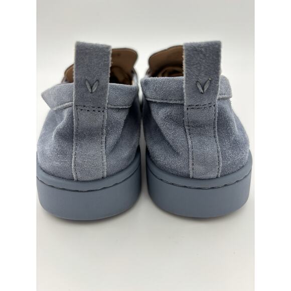 Vionic Uptown Loafers Sneakers Blue Suede Size 7.5 Orthotic Arch Support Comfort - Picture 5 of 16